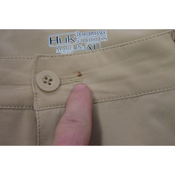 HUK Cargo Fishing Board Shorts Athletic Stretch Camp Athletic Mens Size XL - Picture 6 of 9